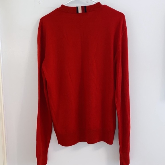 Hilfiger Collection Wool Argyle Crest Sweater Size M NWT - Picture 5 of 9